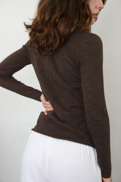 Fine-Knit Crew in Porcupine