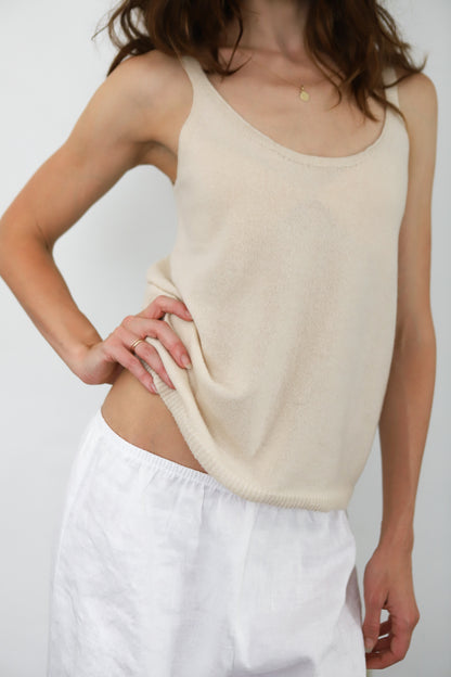 Tank Top in Cream
