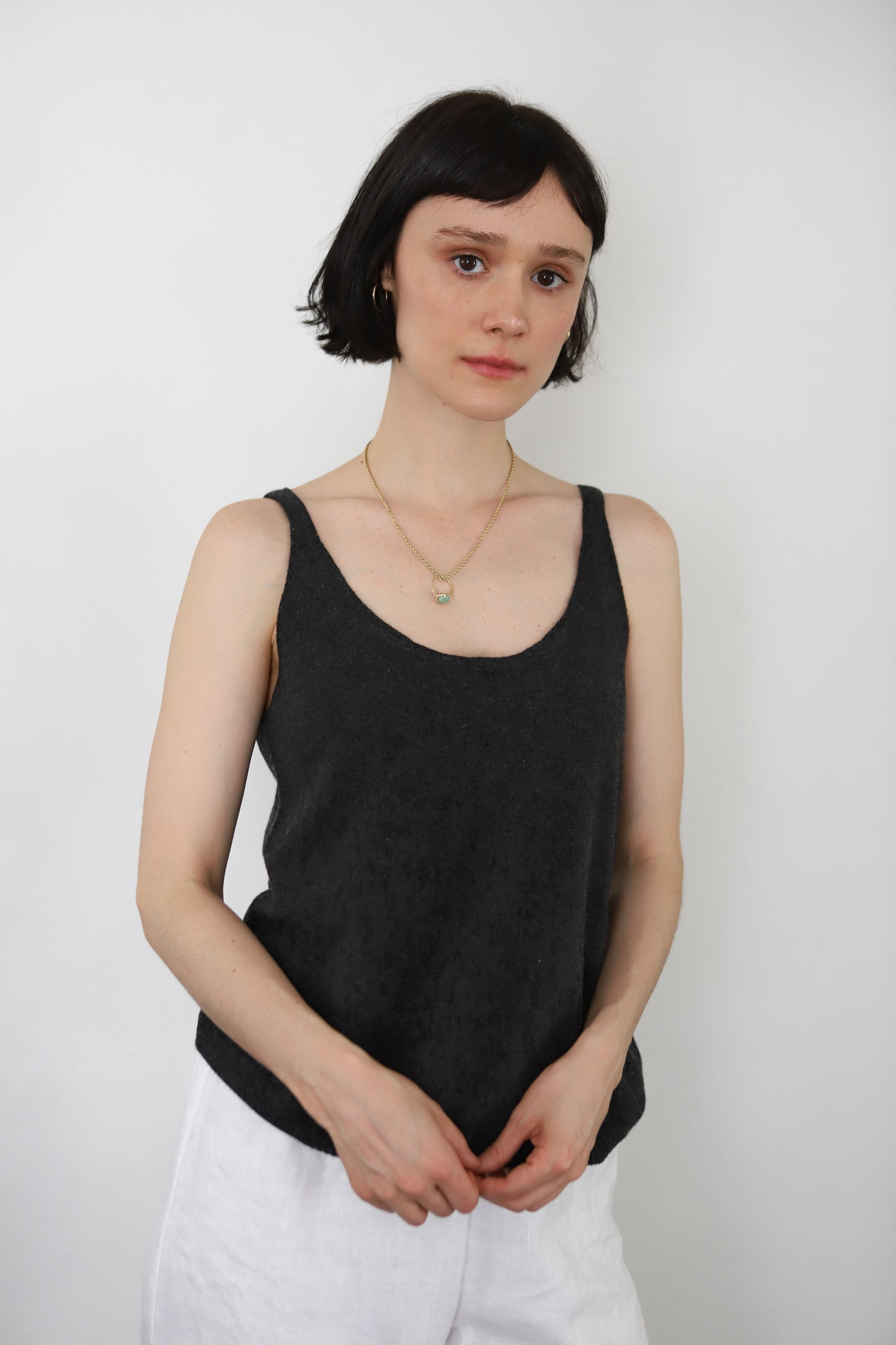 Tank Top in Charcoal