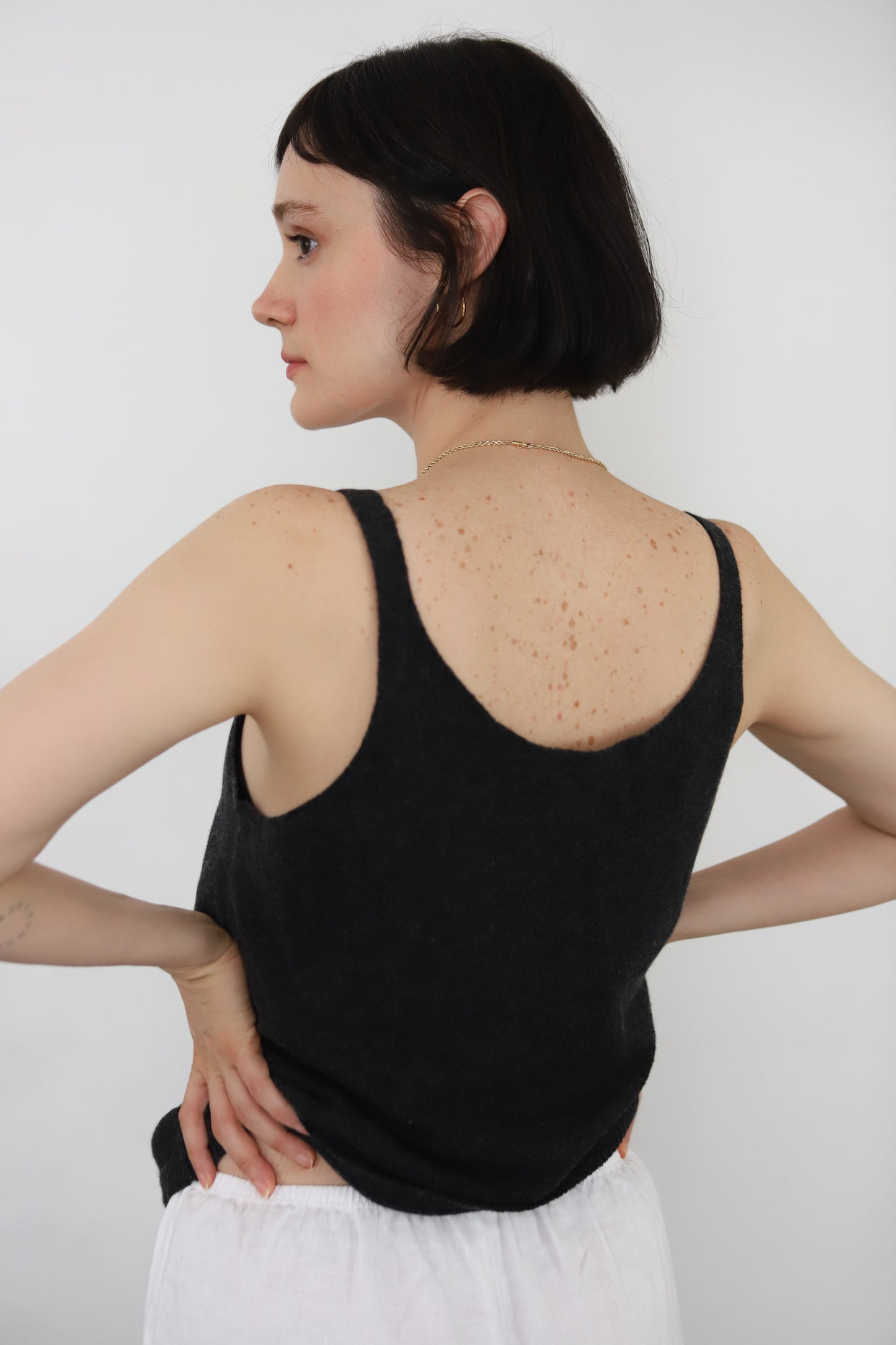 Tank Top in Charcoal