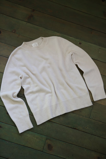 Oversized Crew in Cream